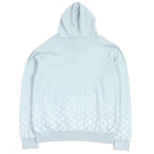 LOUIS VUITTON Hoodie Main: 100% cotton Light blue mens XL Used Authentic