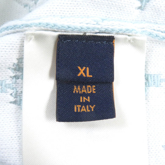 LOUIS VUITTON Hoodie Main: 100% cotton Light blue mens XL Used Authentic