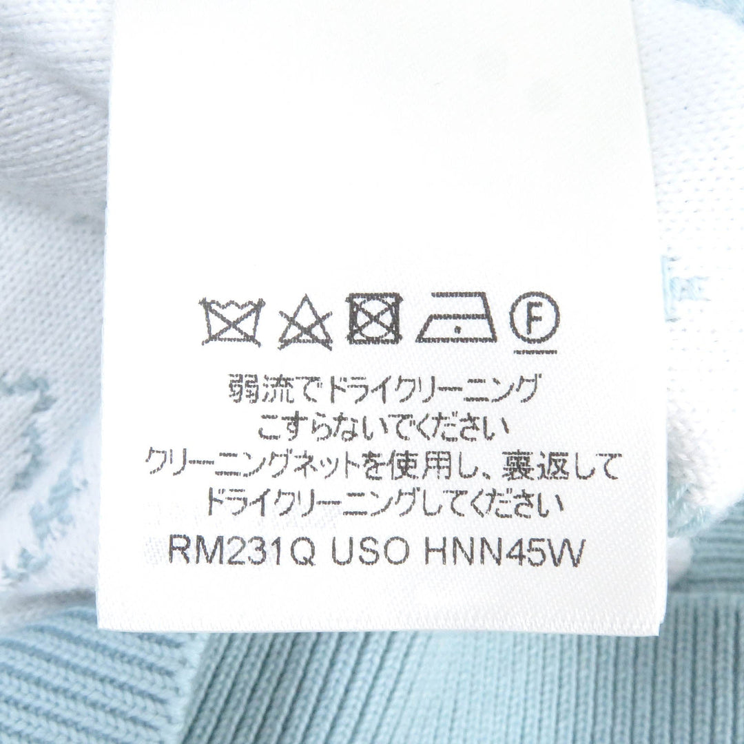 LOUIS VUITTON Hoodie Main: 100% cotton Light blue mens XL Used Authentic