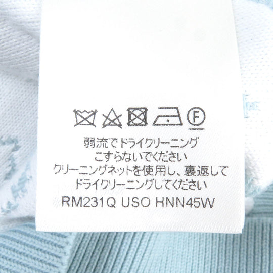 LOUIS VUITTON Hoodie Main: 100% cotton Light blue mens XL Used Authentic