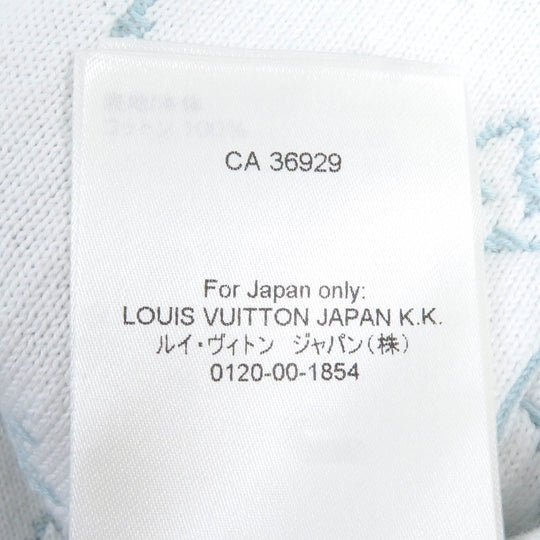 LOUIS VUITTON Hoodie Main: 100% cotton Light blue mens XL Used Authentic