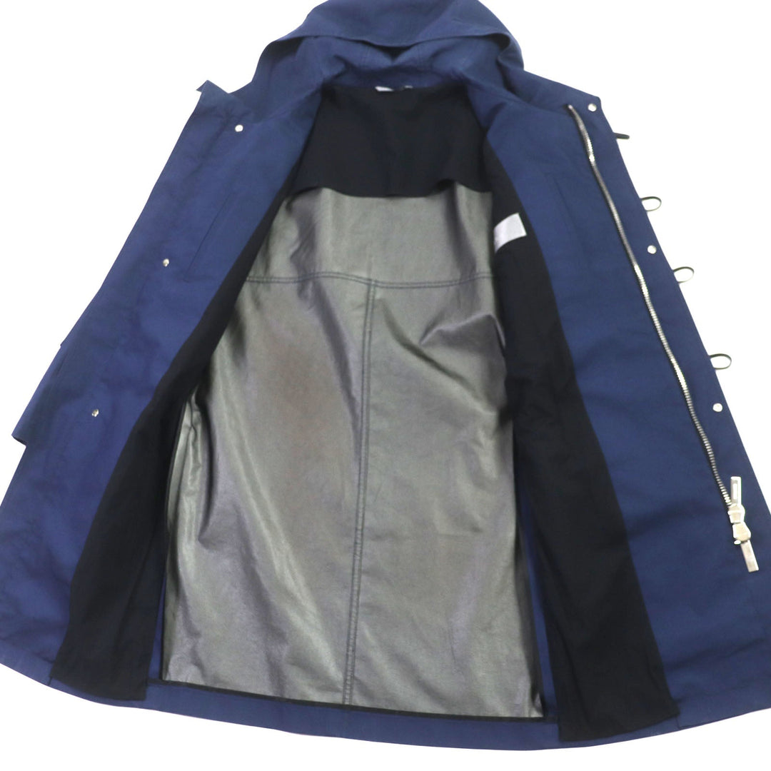 Dior HOMME Duffel coat 563C305D3290 Outer material: 100% cotton, Lining: 100% cotton, Part: 100% polyester, Leather part: 100% cowhide, Sleeve lining: 100% cupra Navy mens 44 Used Authentic