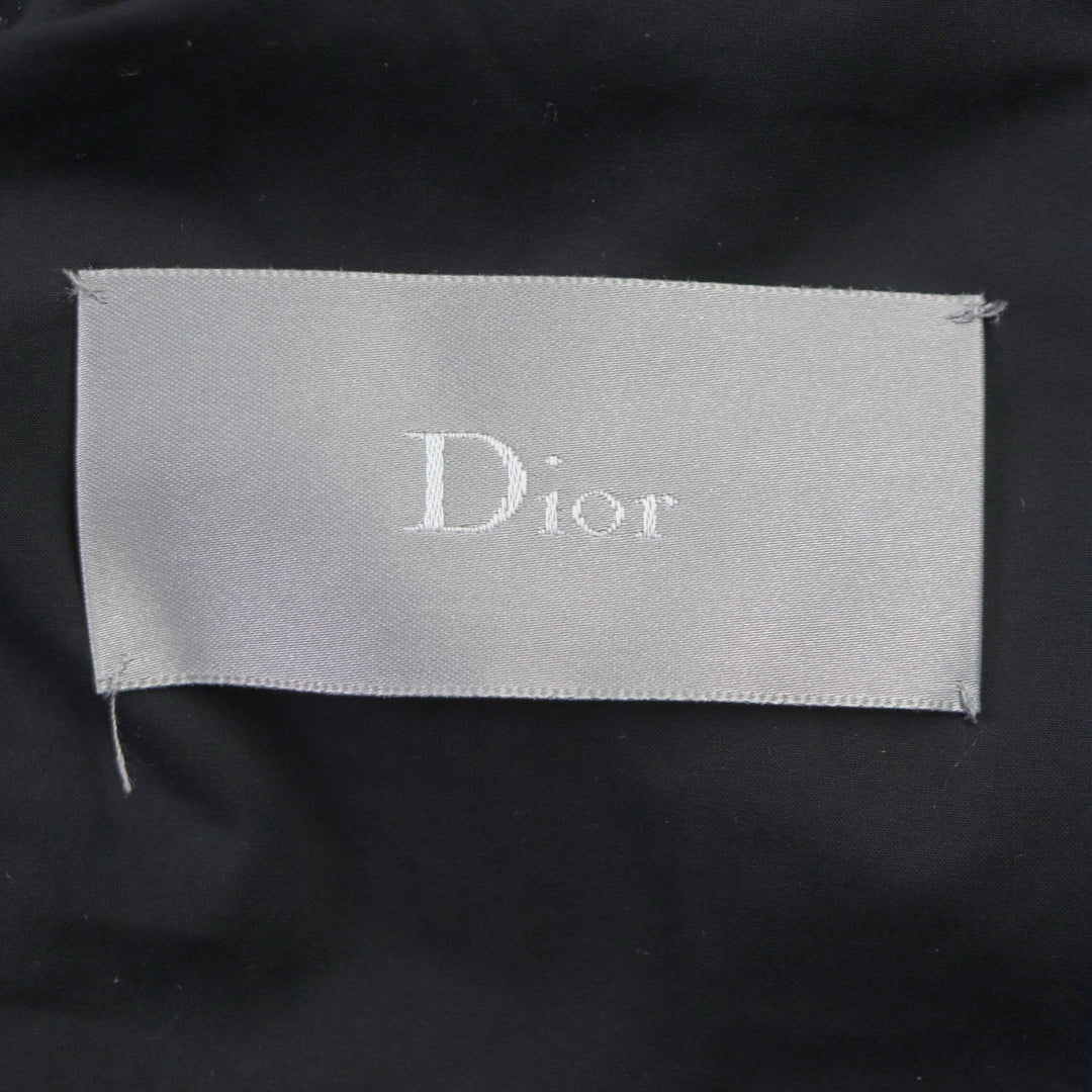 Dior HOMME Duffel coat 563C305D3290 Outer material: 100% cotton, Lining: 100% cotton, Part: 100% polyester, Leather part: 100% cowhide, Sleeve lining: 100% cupra Navy mens 44 Used Authentic