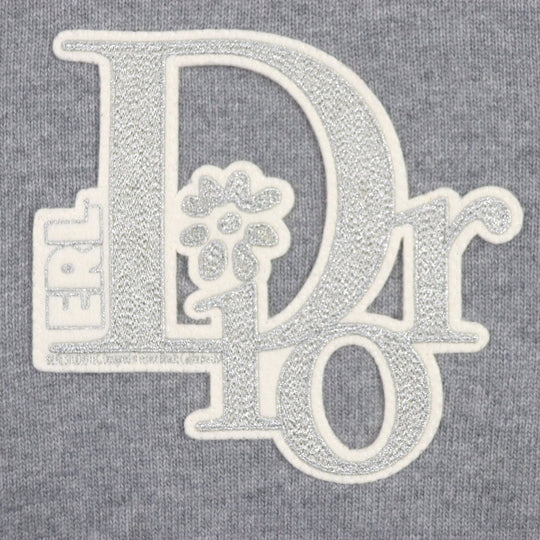 Dior HOMME sweater 313M660AT516 Main: 75% wool, Main: 25% cashmere, Part: 100% polyester gray DIOR BY ERL mens XXL Used Authentic