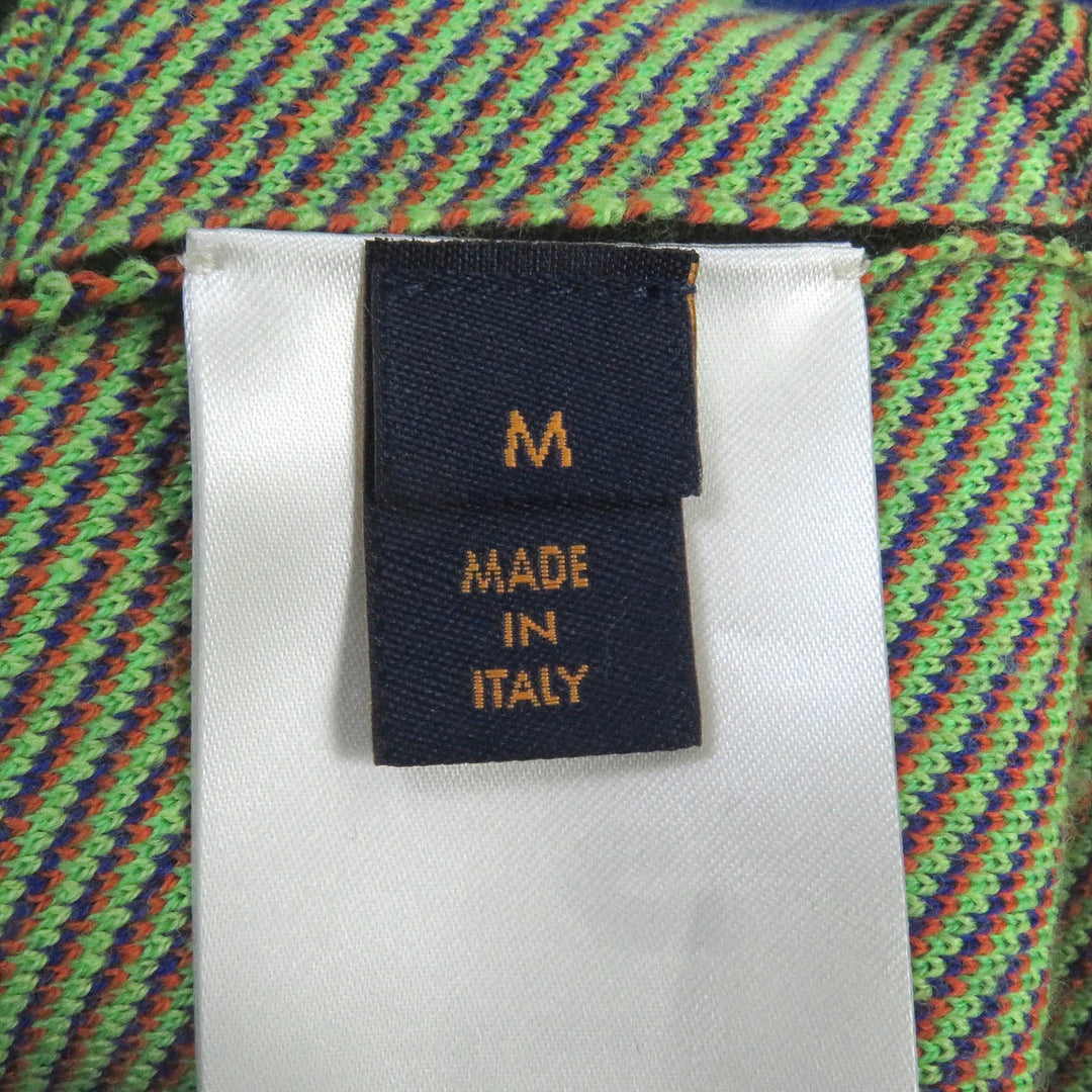 LOUIS VUITTON knit HNN11W Main: 100% wool multicolor mens M Used Authentic