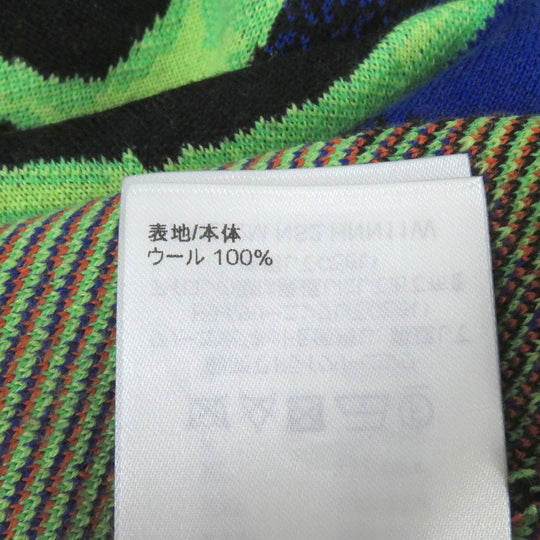 LOUIS VUITTON knit HNN11W Main: 100% wool multicolor mens M Used Authentic