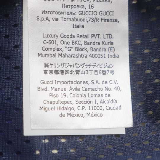 GUCCI Track jacket 683516 Main: 55% polyester, Main: 45% cotton, Part: 93% polyester, Part: 5% nylon, Part: 2% polyurethane blue beige red TIGER mens XS Used Authentic