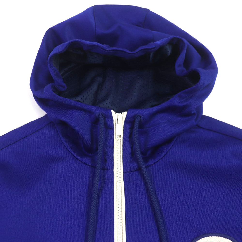 GUCCI Track jacket 683516 Main: 55% polyester, Main: 45% cotton, Part: 93% polyester, Part: 5% nylon, Part: 2% polyurethane blue beige red TIGER mens XS Used Authentic