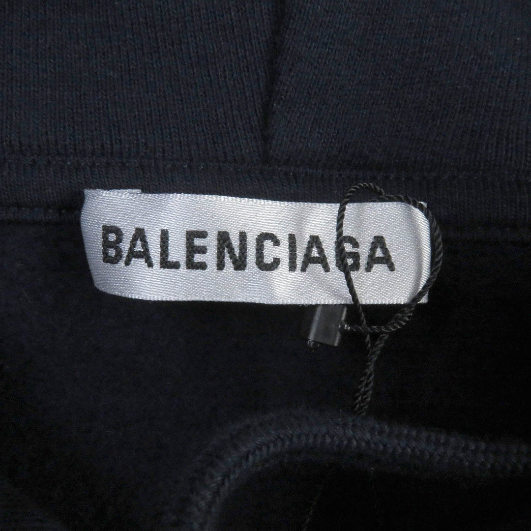 BALENCIAGA Hoodie 578135 Main: 100% cotton Navy mens XS Used Authentic