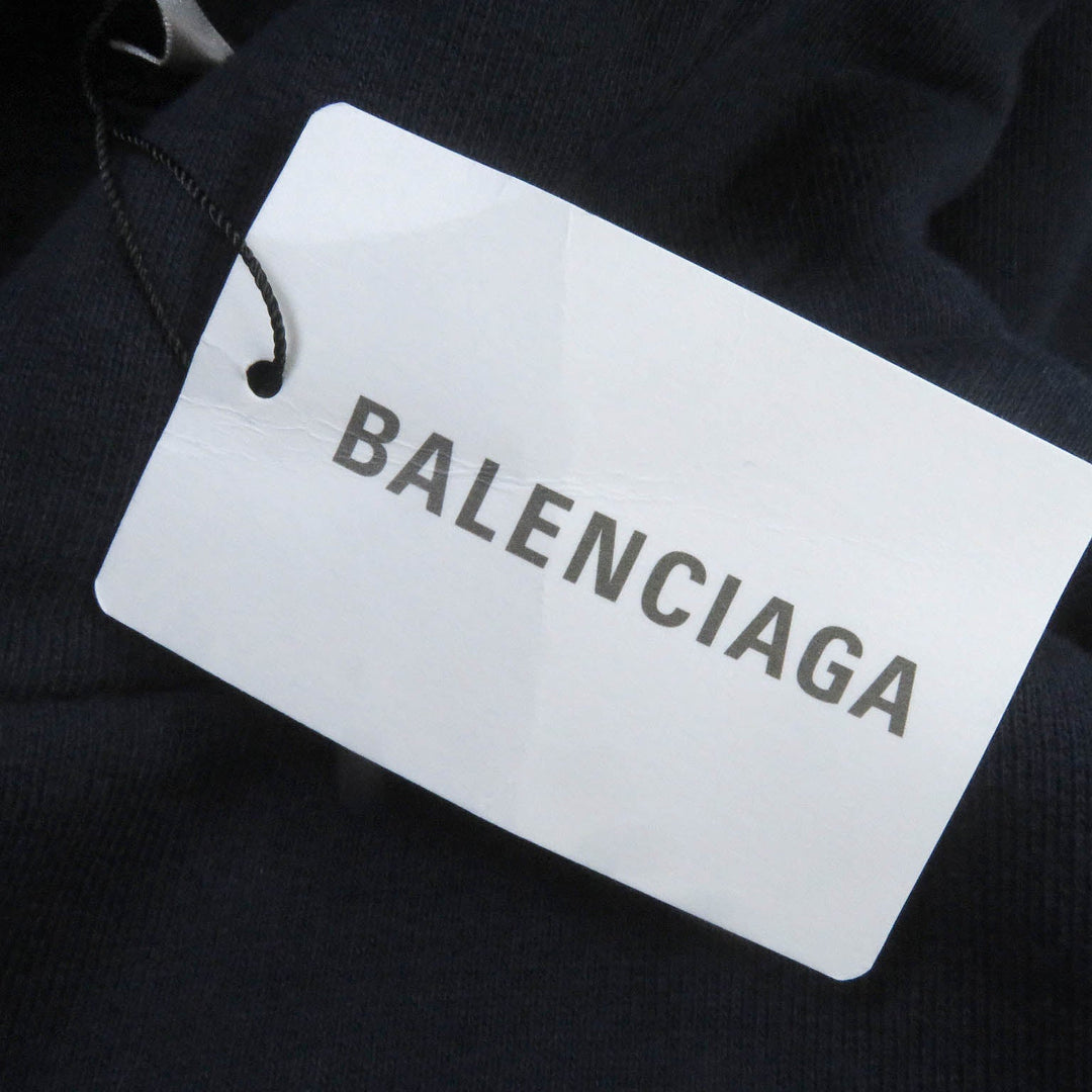 BALENCIAGA Hoodie 578135 Main: 100% cotton Navy mens XS Used Authentic