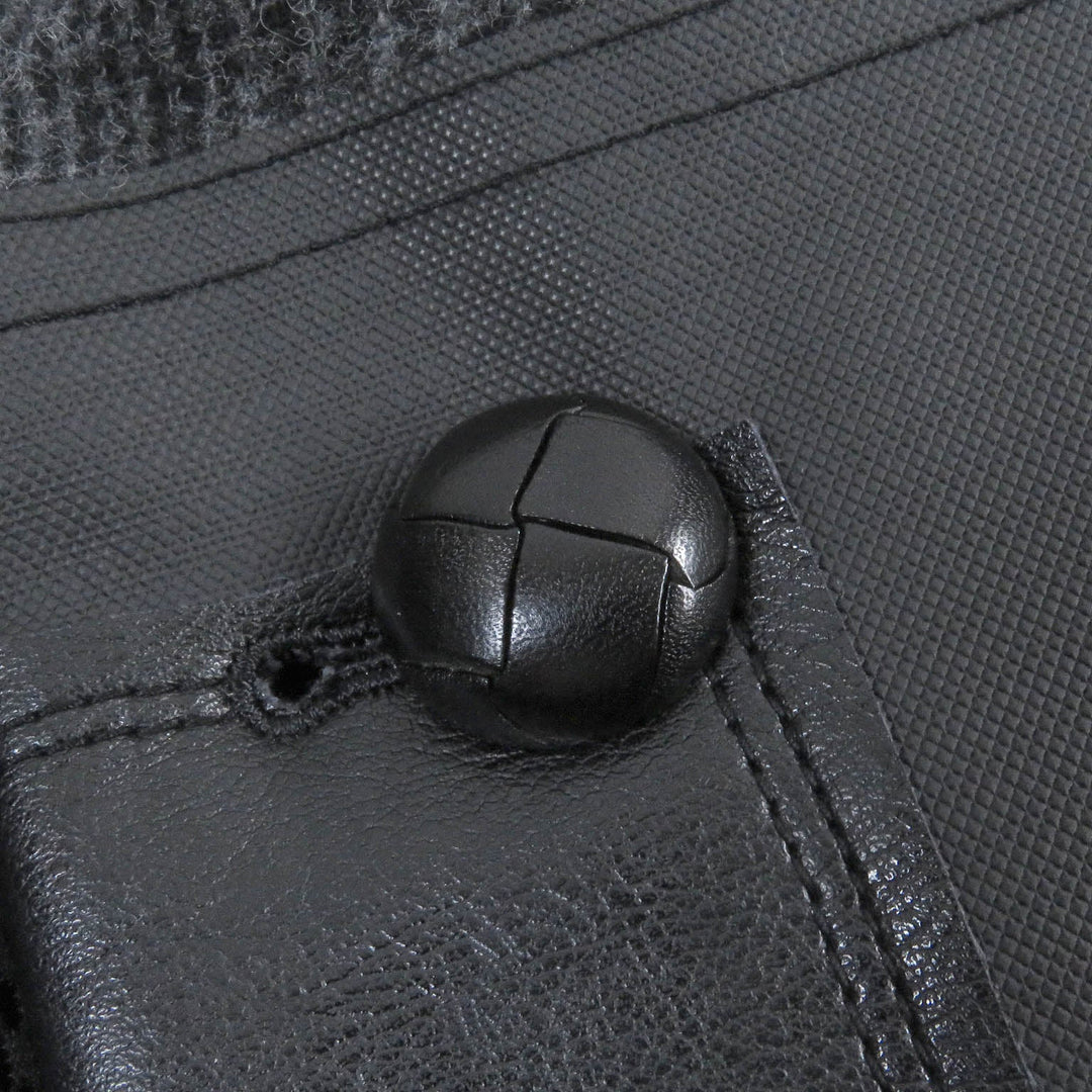 eYe COMME des GARCONS JUNYA WATANABE MAN tailored jacket WL-J009 Outer: 90% wool, Outer: 10% nylon, Lining: 100% cupra, Part: synthetic leather, Part: 50% polyester gray mens L Used Authentic