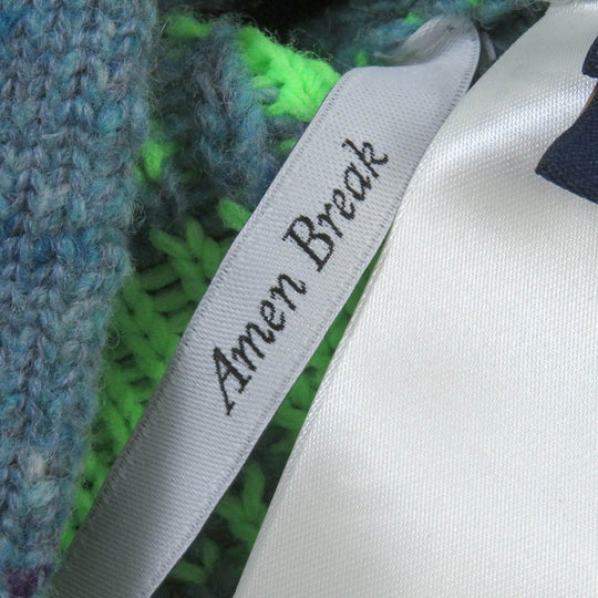 LOUIS VUITTON cardigan HMN83W Main: 76% wool, 24% polyamide Blue type mens S Used Authentic