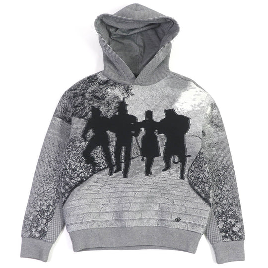 LOUIS VUITTON Hoodie HGY87W Main: 86% cotton, 14% polyurethane black mens XXS Used Authentic