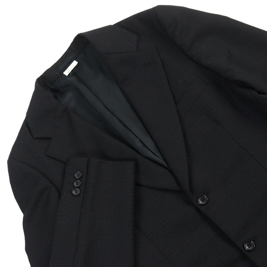 COMME des GARCONS HOMME PLUS coat PL-J029 Main: 100% wool, Lining: 100% cupra, Part: 100% acrylic, Part: 55% acrylic, Part: 45% polyester black Faux fur docking tailored coat mens M Used Authentic