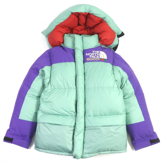 GUCCI Down jacket 663895 Main: 100% nylon, Filling: 85% down, Filling: 15% feather, Part: polyurethane, Part: polyester multicolor mens S Used Authentic