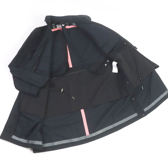 Sacai Military coat 23-03186M Main: 68% cotton, Main: 32% nylon, Part: 60% cotton, Part: 40% nylon, Part: 100% nylon black Olmetex Rip Stop Blouson mens 1 Used Authentic