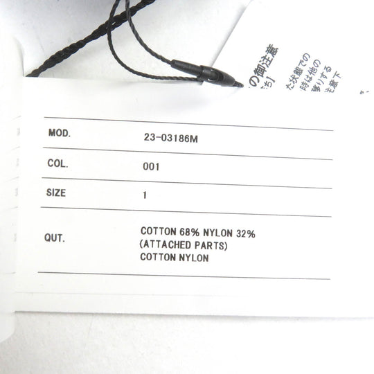 Sacai Military coat 23-03186M Main: 68% cotton, Main: 32% nylon, Part: 60% cotton, Part: 40% nylon, Part: 100% nylon black Olmetex Rip Stop Blouson mens 1 Used Authentic