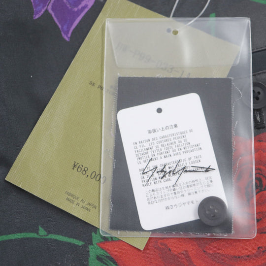BLACK Scandal Yohji Yamamoto Pants HW-P99-033 Main: 95% cotton, Main: 5% polyurethane black mens 1 Used Authentic
