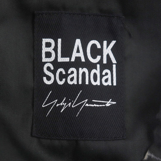 BLACK Scandal Yohji Yamamoto Pants HW-P99-033 Main: 95% cotton, Main: 5% polyurethane black mens 1 Used Authentic