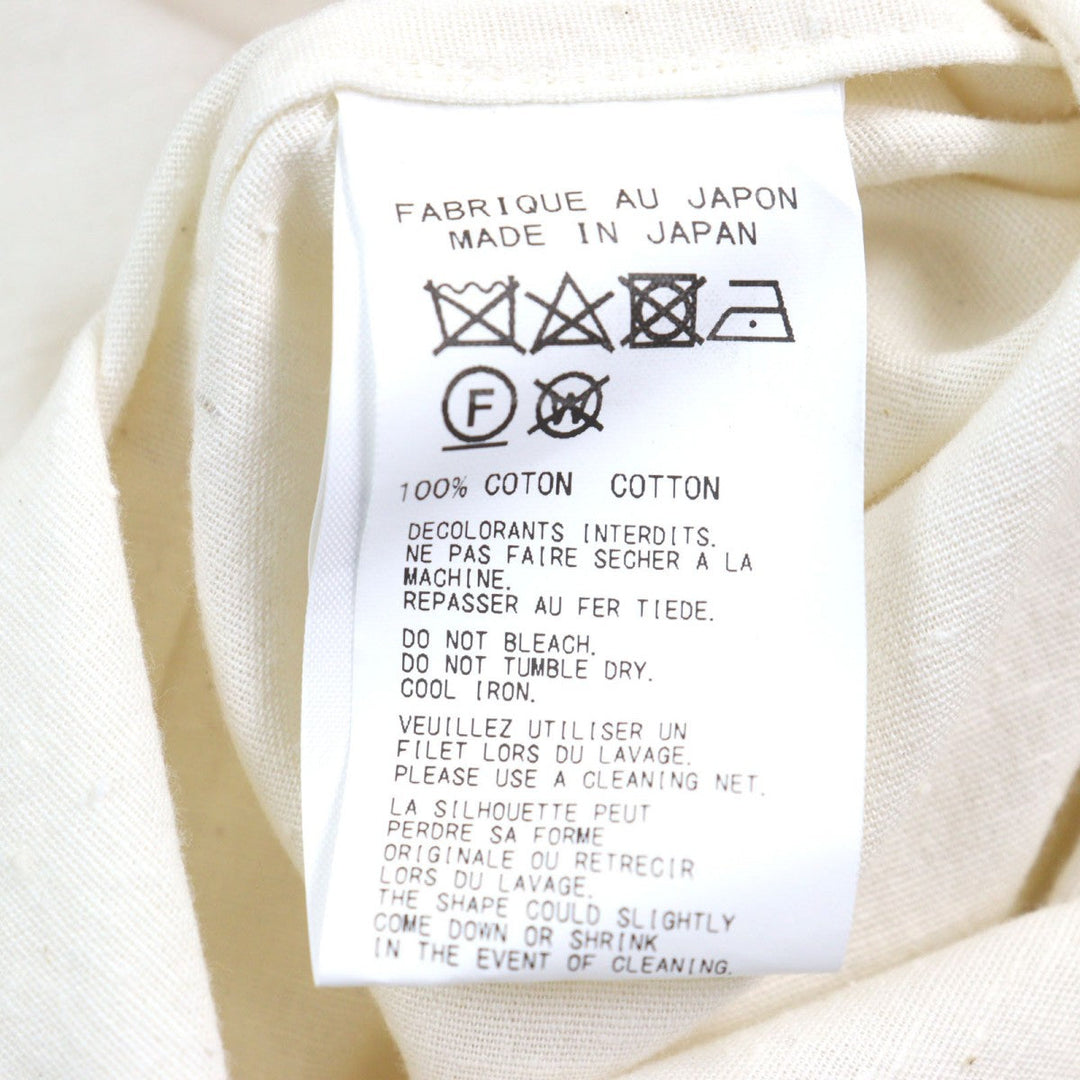 Yohji Yamamoto POUR HOMME Long sleeve shirt HZ-B28-046 Main: 100% cotton natural mens 2 Used Authentic