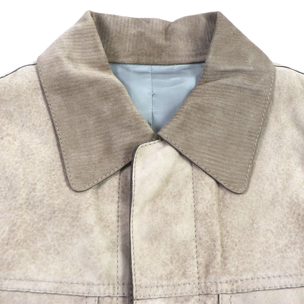 Dior HOMME leather jacket 283L417A0591 Outer: 100% sheepskin, Lining: 100% cupra, Part: 100% cowhide beige mens 50 Used Authentic