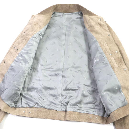 Dior HOMME leather jacket 283L417A0591 Outer: 100% sheepskin, Lining: 100% cupra, Part: 100% cowhide beige mens 50 Used Authentic