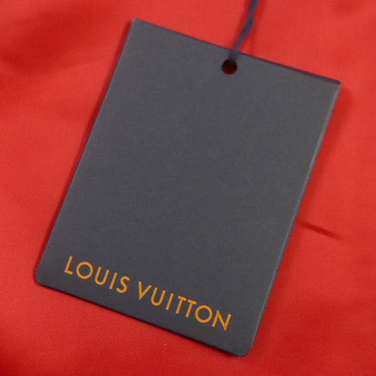 LOUIS VUITTON Jacket HOL31E Main: Cowhide, Main: 100% wool, Lining: 72% cupra, 28% cotton Red white mens 58 Used Authentic