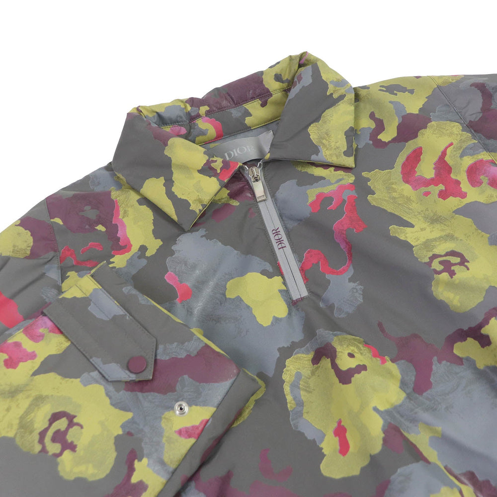 Dior HOMME Jacket 383C411A5783 Outer: 100% polyester, Filling: 100% polyester, Lining: 100% cupra Gray type Duncan Grant Reflective Camo Anorak Jacket mens 48 Used Authentic
