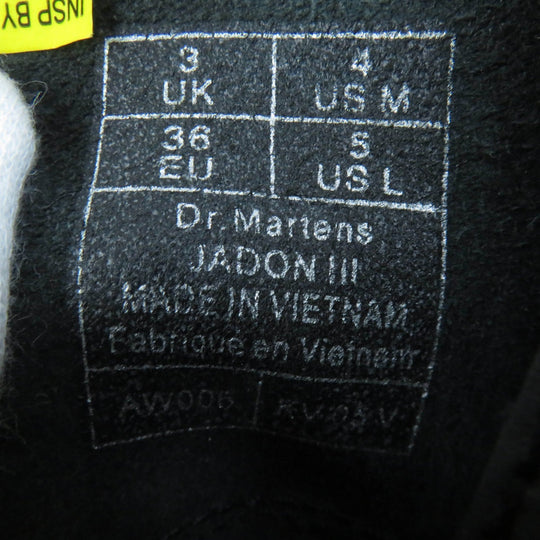Dr.Martens short boots 26378001 Main: Leather black JADON3 Women 36 Used Authentic