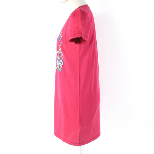 HERMES one piece Main: 100% cotton Pink type DELLA CAVALLERIA Women 34 Used Authentic