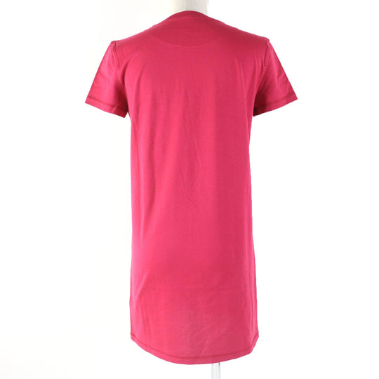 HERMES one piece Main: 100% cotton Pink type DELLA CAVALLERIA Women 34 Used Authentic
