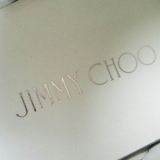 JIMMY CHOO sneakers Main: Calf leather, Part: Velour Cobalt Neon Orange DIAMOND Women 36 Used Authentic