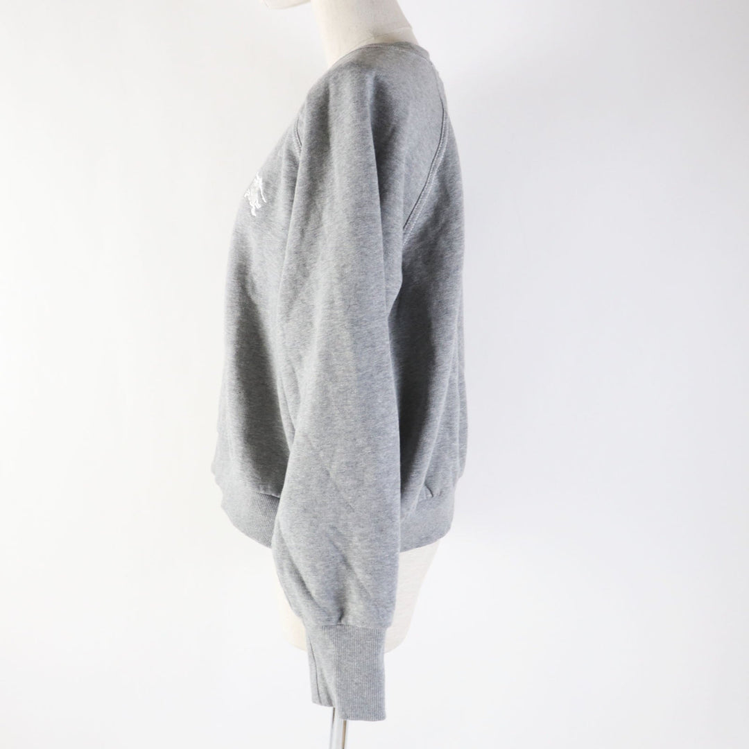 BURBERRY sweat 8035615 Main: 80% cotton, Main: 20% polyester, Part: 98% cotton, Part: 2% polyurethane gray Women XL Used Authentic