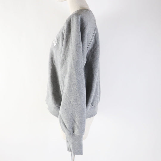 BURBERRY sweat 8035615 Main: 80% cotton, Main: 20% polyester, Part: 98% cotton, Part: 2% polyurethane gray Women XL Used Authentic