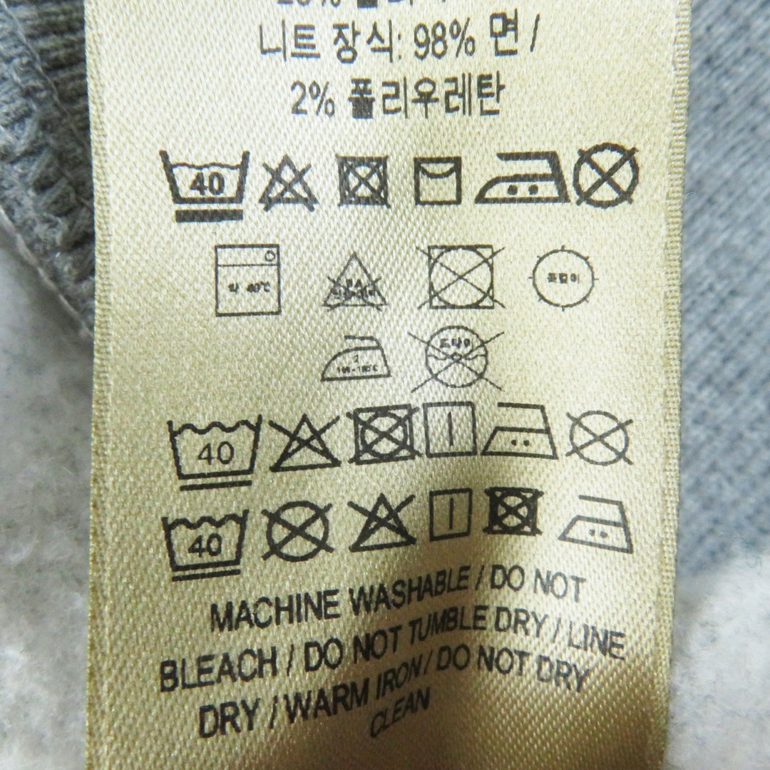 BURBERRY sweat 8035615 Main: 80% cotton, Main: 20% polyester, Part: 98% cotton, Part: 2% polyurethane gray Women XL Used Authentic