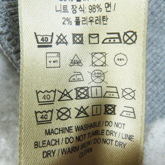 BURBERRY sweat 8035615 Main: 80% cotton, Main: 20% polyester, Part: 98% cotton, Part: 2% polyurethane gray Women XL Used Authentic