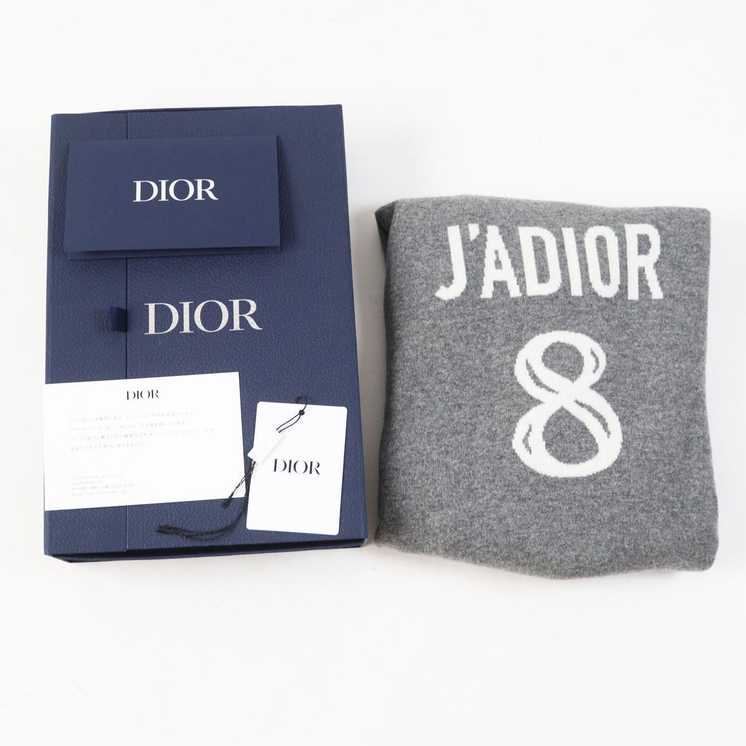 Christian Dior knit 924S55AM009 Main: 97% cashmere, Main: 2% nylon, Main: 1% polyurethane gray JA DIOR 8 Women 42 Used Authentic