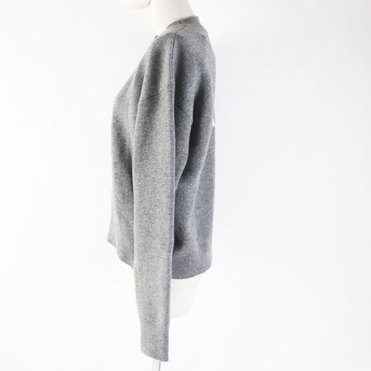 Christian Dior knit 924S55AM009 Main: 97% cashmere, Main: 2% nylon, Main: 1% polyurethane gray JA DIOR 8 Women 42 Used Authentic