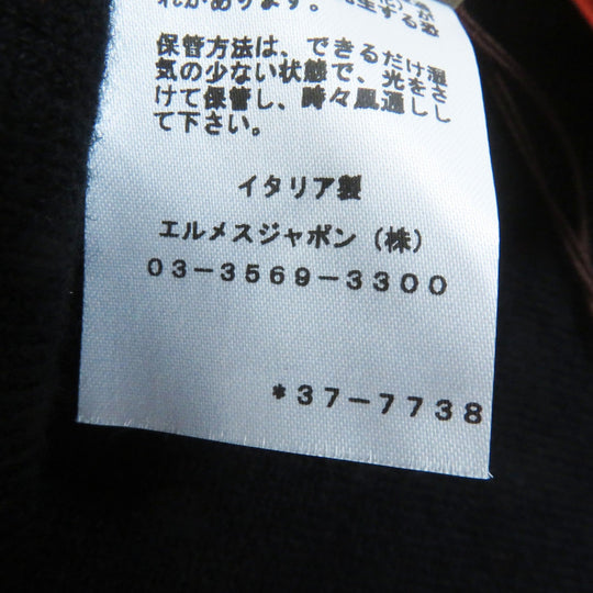 HERMES Blouson 3H2204D2 Main: 88% wool, Main: 10% cashmere, Main: 2% polyurethane, Part: 88% wool, Part: 10% cashmere Black Grey/Black Women 34 Used Authentic