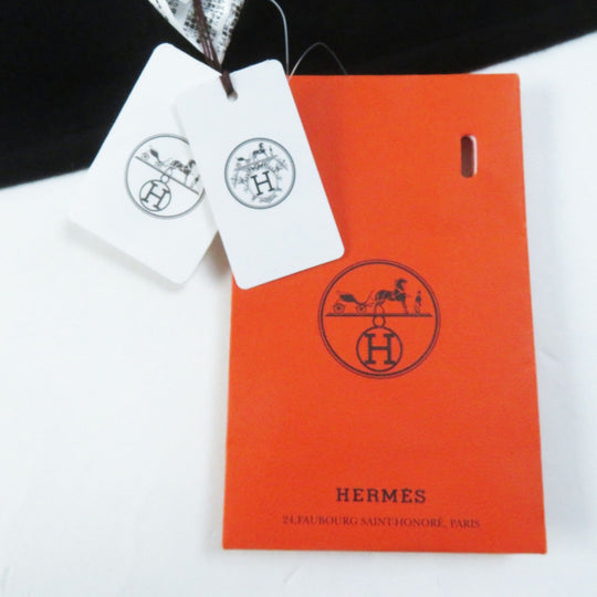 HERMES Blouson 3H2204D2 Main: 88% wool, Main: 10% cashmere, Main: 2% polyurethane, Part: 88% wool, Part: 10% cashmere Black Grey/Black Women 34 Used Authentic