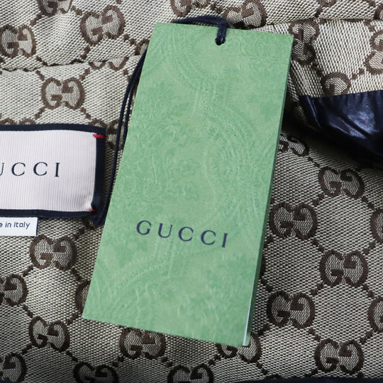 GUCCI Vest 776838 Main: 70% cotton, Main: 30% polyester, Main: 100% nylon, Filling: 100% polyester, Lining: 100% nylon beige Women XS Used Authentic