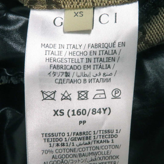GUCCI Vest 776838 Main: 70% cotton, Main: 30% polyester, Main: 100% nylon, Filling: 100% polyester, Lining: 100% nylon beige Women XS Used Authentic