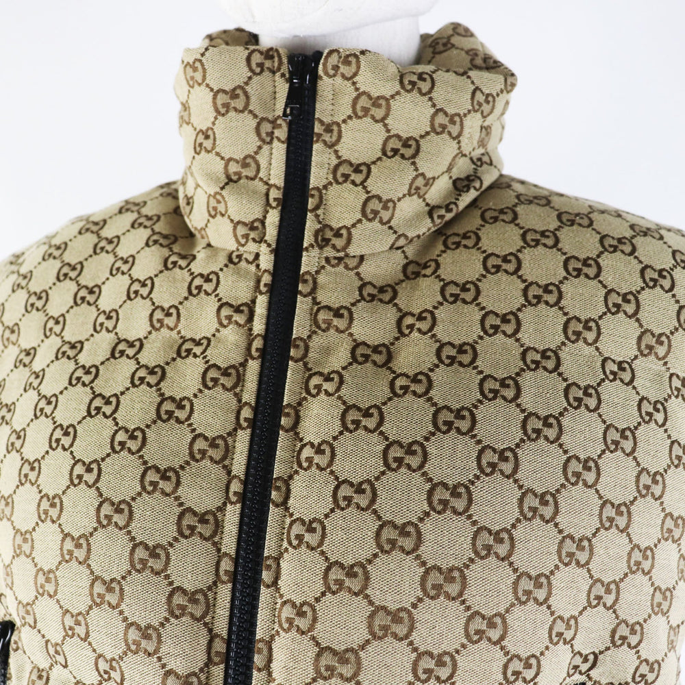 GUCCI Vest 776838 Main: 70% cotton, Main: 30% polyester, Main: 100% nylon, Filling: 100% polyester, Lining: 100% nylon beige Women XS Used Authentic
