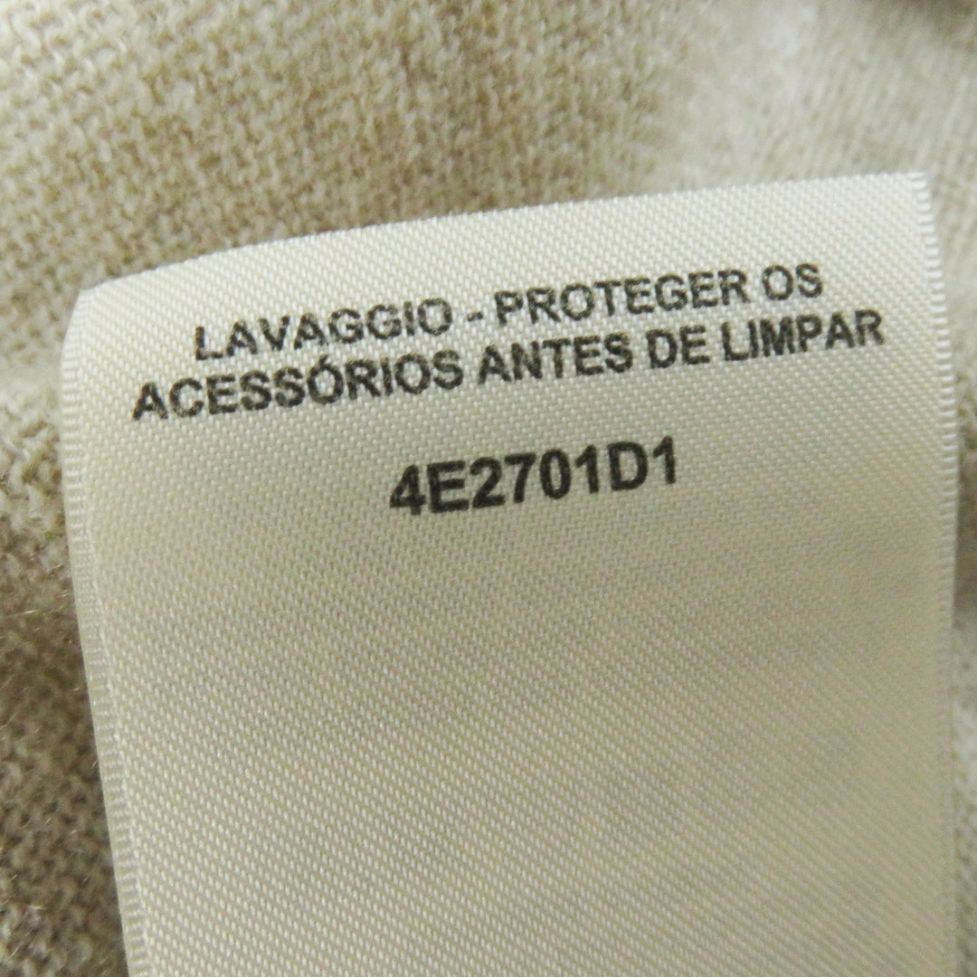 HERMES cardigan 4E2701D1 Main: 100% cashmere beige Women 38 Used Authentic