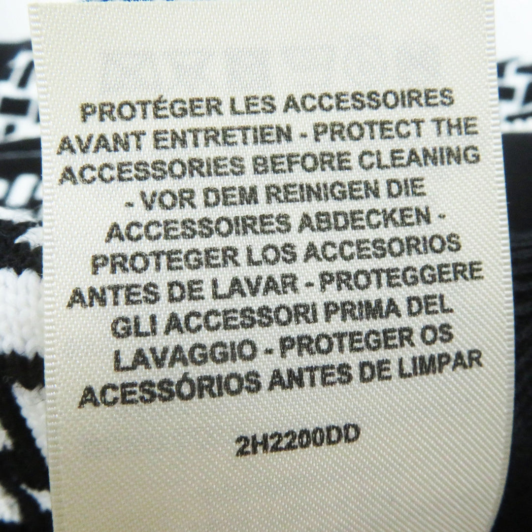 HERMES Blouson 2H2200DD Main: 60% wool, Main: 40% polypropylene, Part: 93% wool, Part: 6% nylon, Part: 1% polyurethane Black White cartouche Women 34 Used Authentic