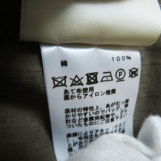 HERMES one piece 3H0544DH Main: 100% cotton Brown type Women 40 Used Authentic