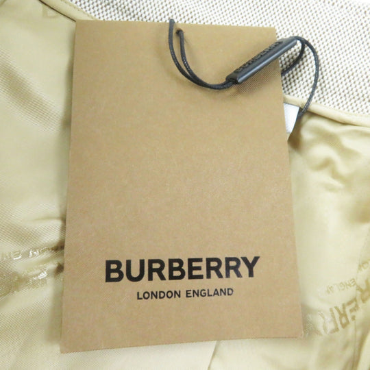 BURBERRY skirt Outer material: 100% cotton, Lining: 100% cupra, Leather part: cowhide Beige brown Women 36 Used Authentic