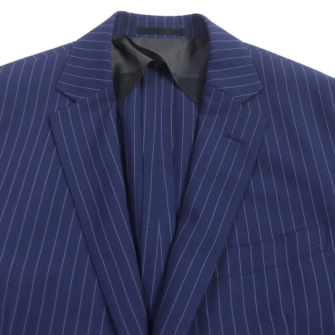 BLACK LABELCRESTBRIDGE tailored jacket 51D11-511-24 Outer: 100% polyester, Lining: polyester Navy mens XL Used Authentic