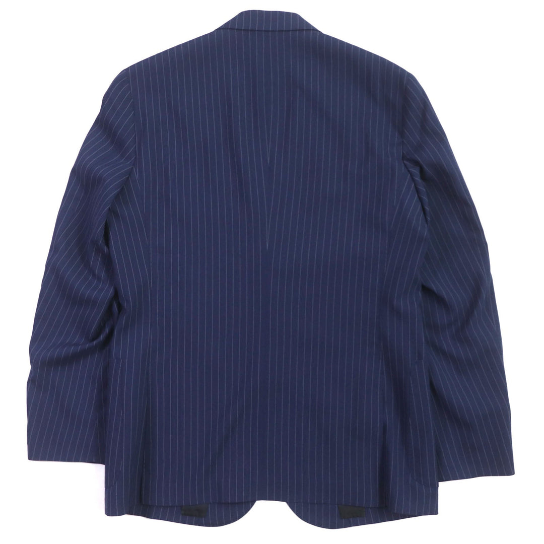 BLACK LABELCRESTBRIDGE tailored jacket 51D11-511-24 Outer: 100% polyester, Lining: polyester Navy mens XL Used Authentic