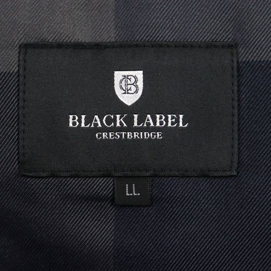 BLACK LABELCRESTBRIDGE tailored jacket 51D11-511-24 Outer: 100% polyester, Lining: polyester Navy mens XL Used Authentic